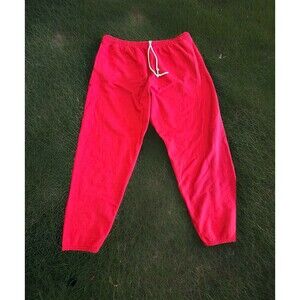 BIG & TALL Athletic Works Red Sweatpants Size 2XL Good Used Condition